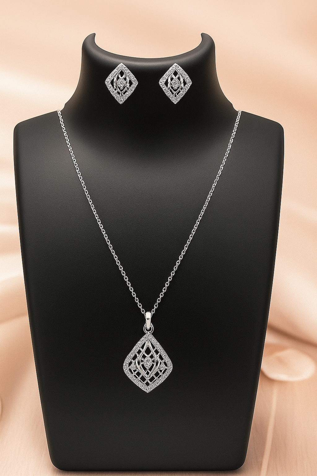 Chain Pendant & Earrings Set