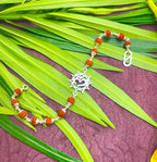 Rudraksha Bracelet with Om Yantra Charm
