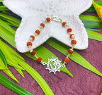Rudraksha Bracelet with Om Yantra Charm