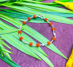 Elegant Rudraksha Bracelet with Silver Beads – Divine Balance