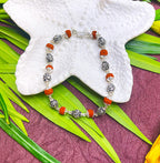 Royal Rudraksha Bracelet with Antique Silver Beads – Spiritual Luxury