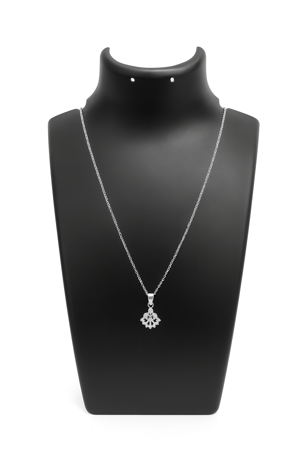 925 Sterling Silver Floral Pendant Necklace for Women