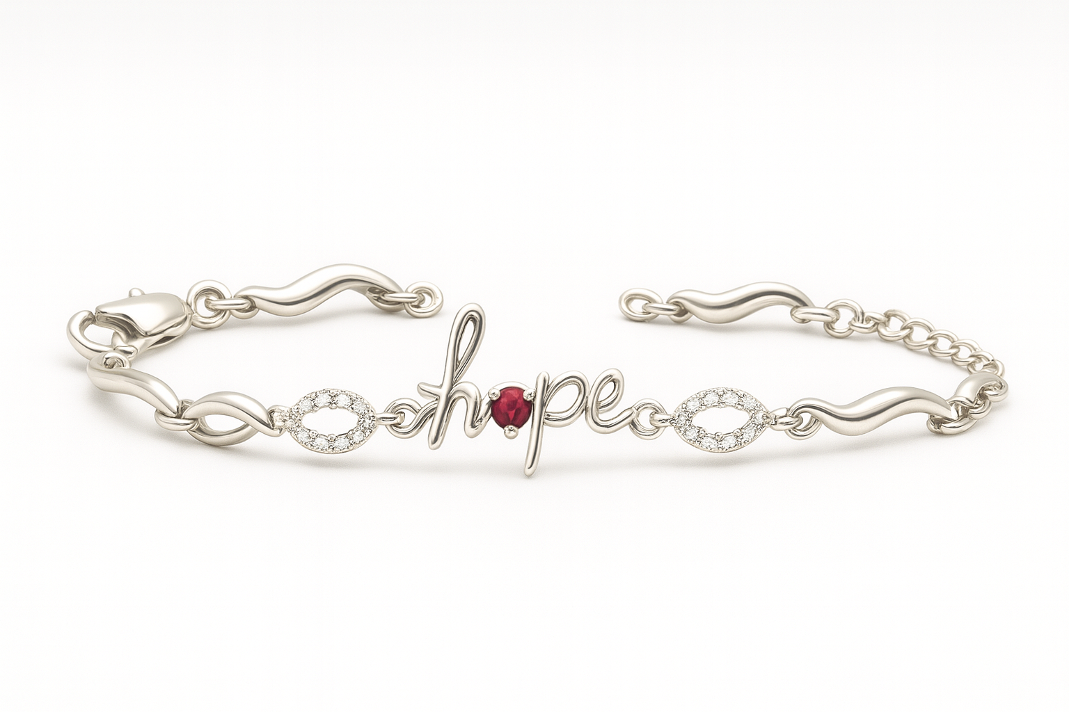 925 Sterling Silver "Hope" Bracelet
