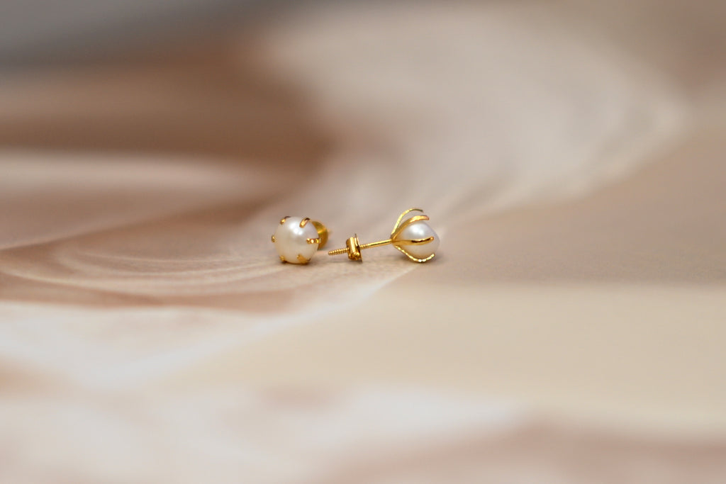 Pearl Stud Earrings