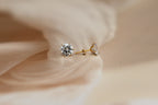 Solitaire Diamond Stud Earrings