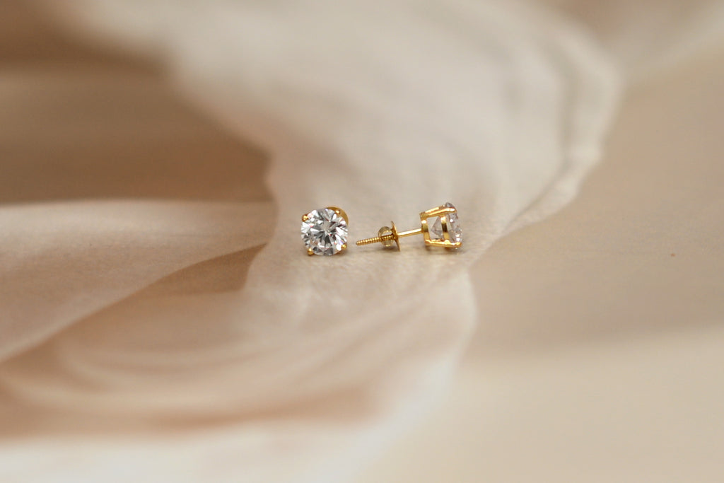 Diamond Stud Earrings
