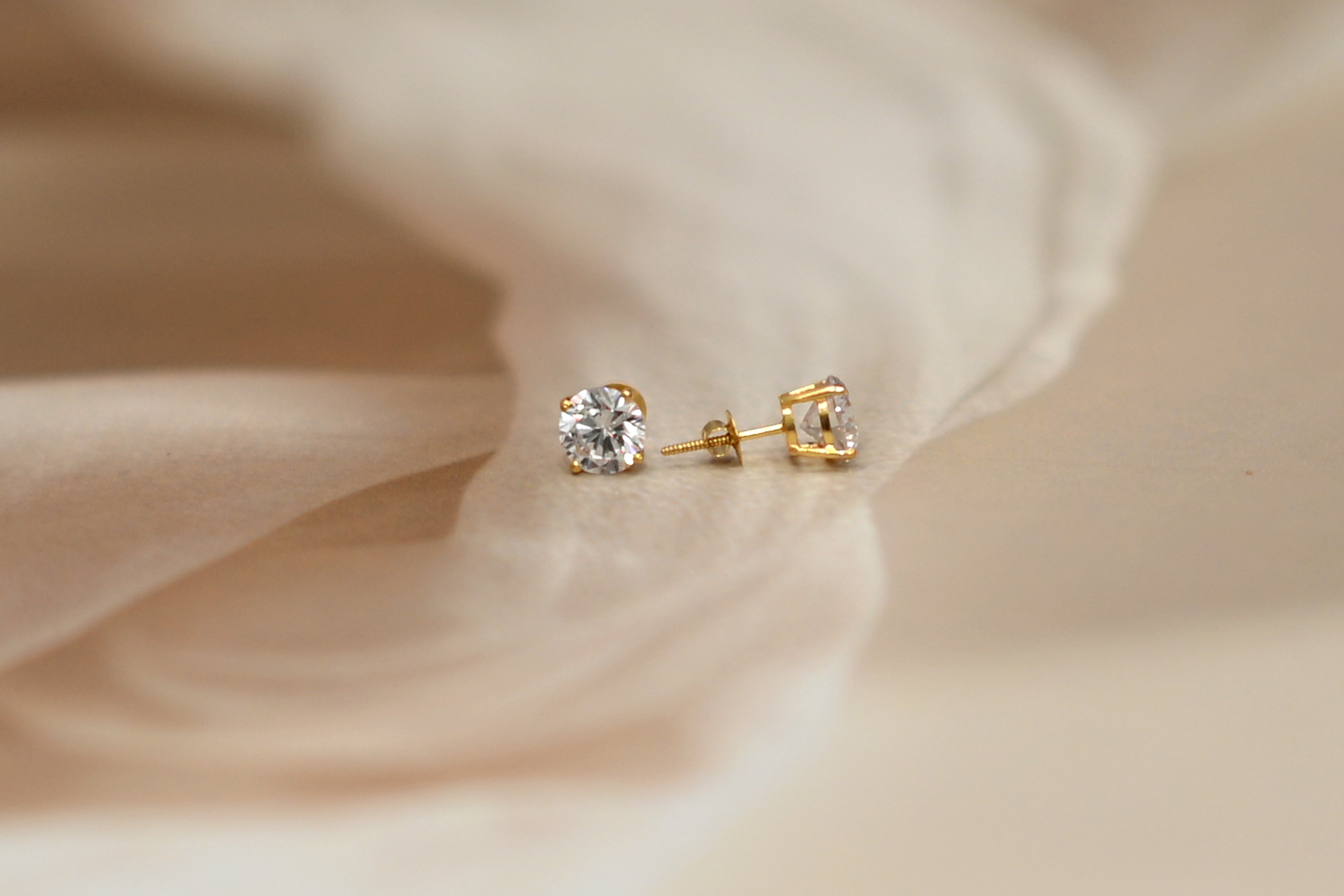 Diamond Stud Earrings