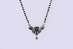 925 Sterling Silver Butterfly Design Mangalsutra