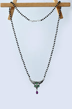 925 Sterling Silver Floral Mangalsutra